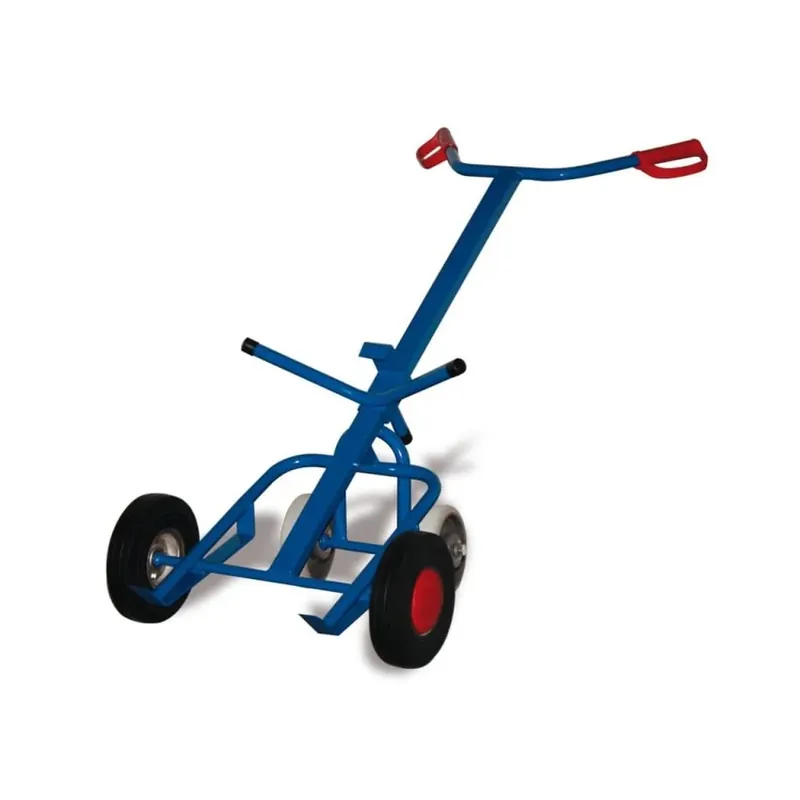 Angebot Fasskarre 250 kg, Vollgummi, mit Stützrädern